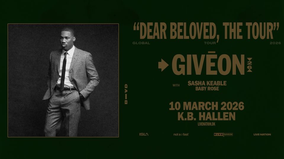 GIVĒON indtager K.B. Hallen i 2026
